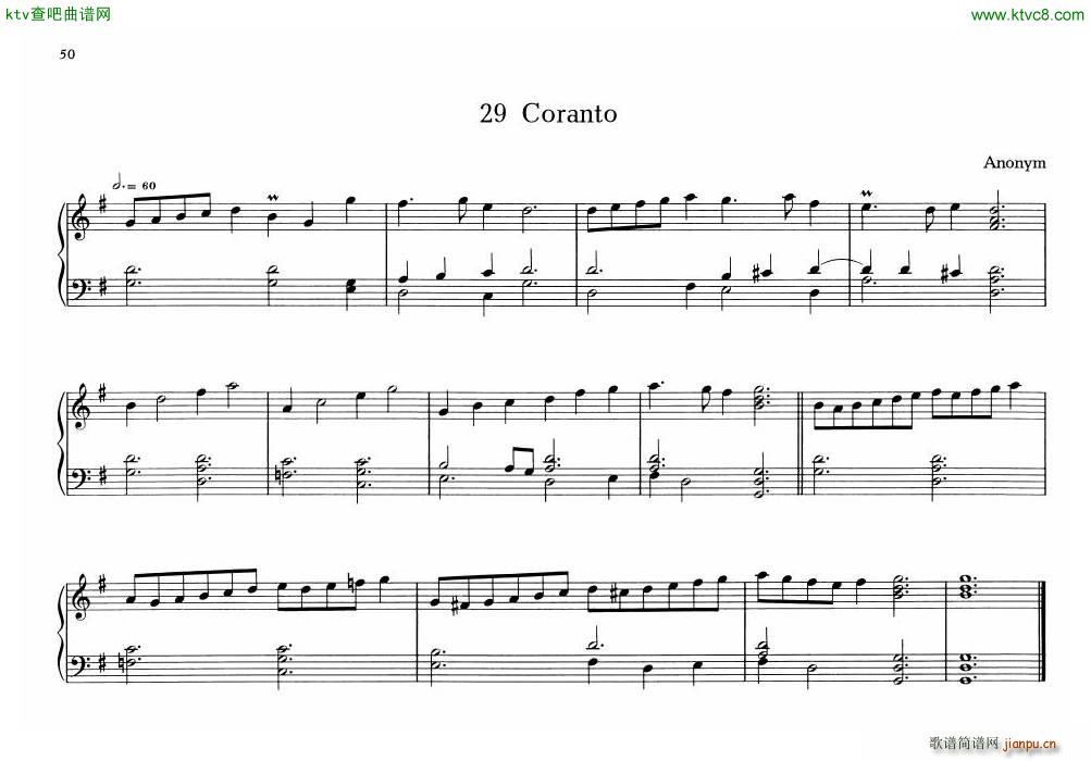 Organ Or Clavichord Old Pieces For(V)9