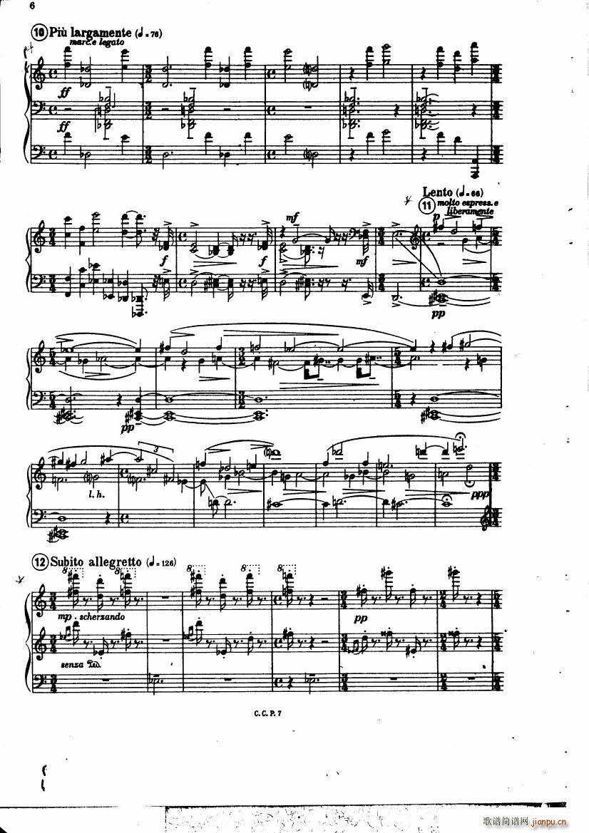 copland piano variations(V)5