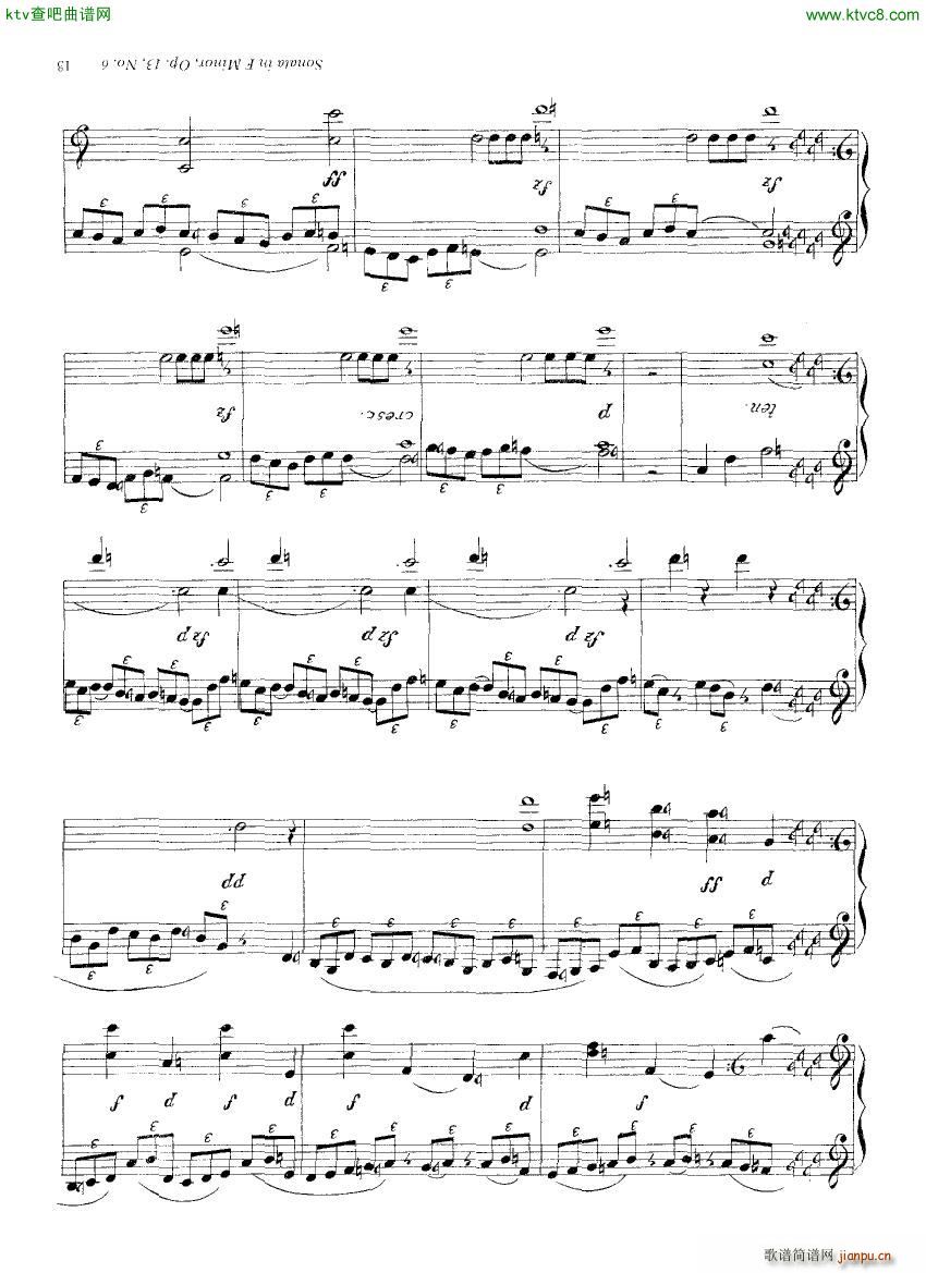 Clementi 13 6 Sonata Fminor 1 2(V)5