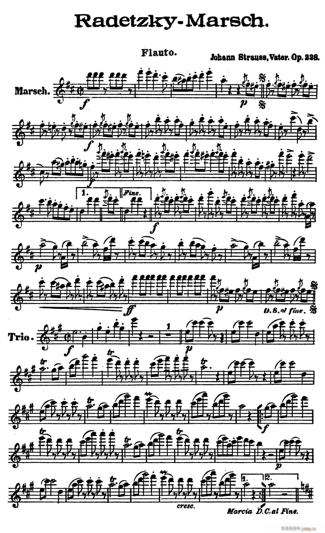 Radetzky Marsch Op 228 ľ(V)1