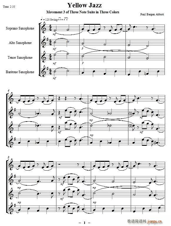 Yellow Jazz(V)1