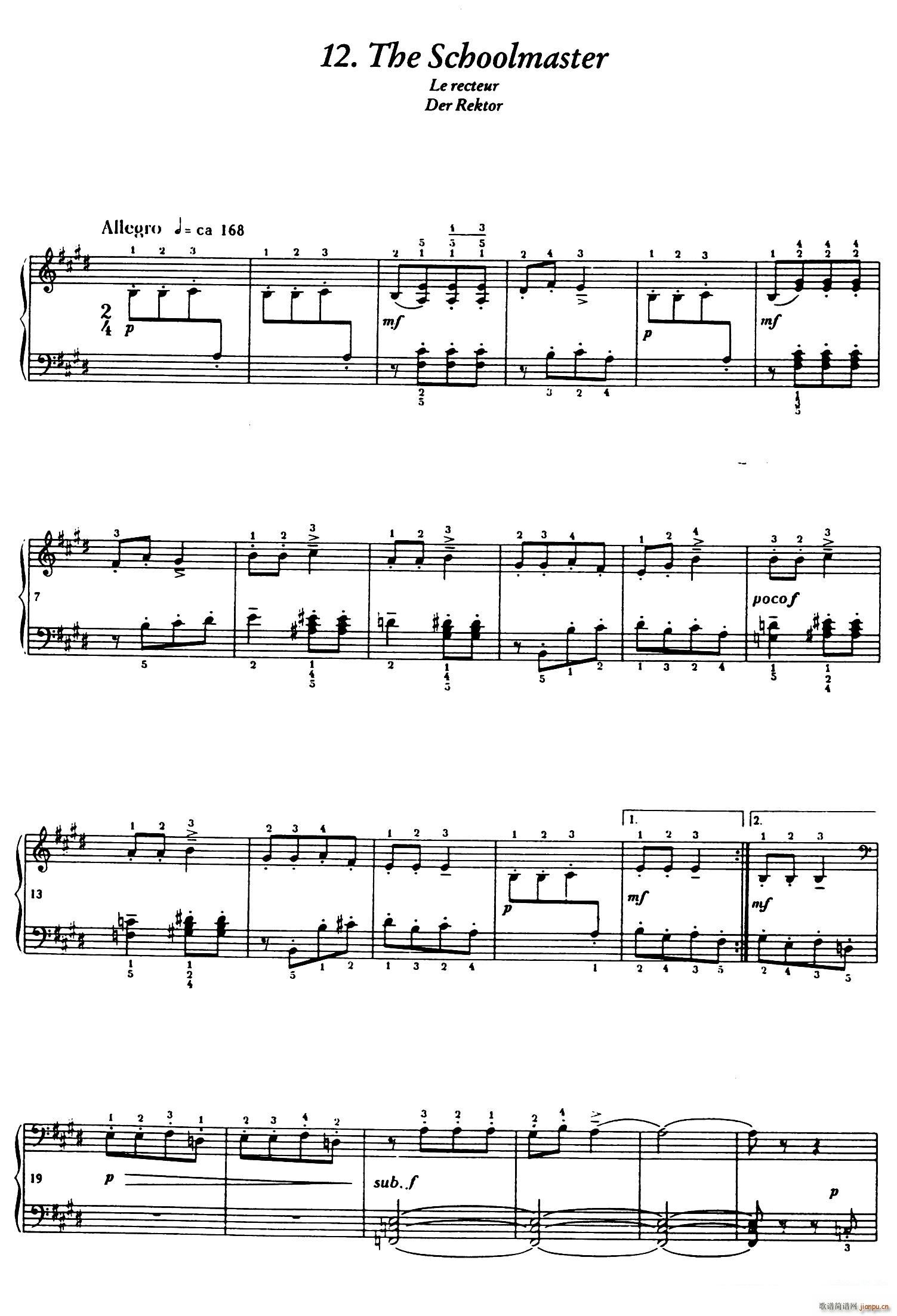 12 Folk Melodies ʮg{ 12(V)1