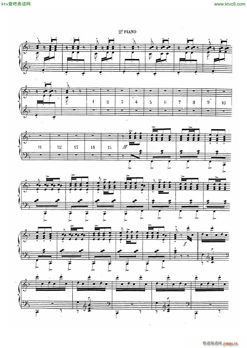Chabrier Espana for two pianos(V)17
