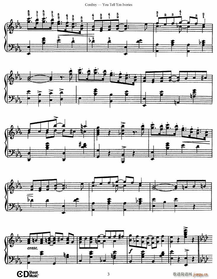 Confrey You Tell Em Ivories(V)3