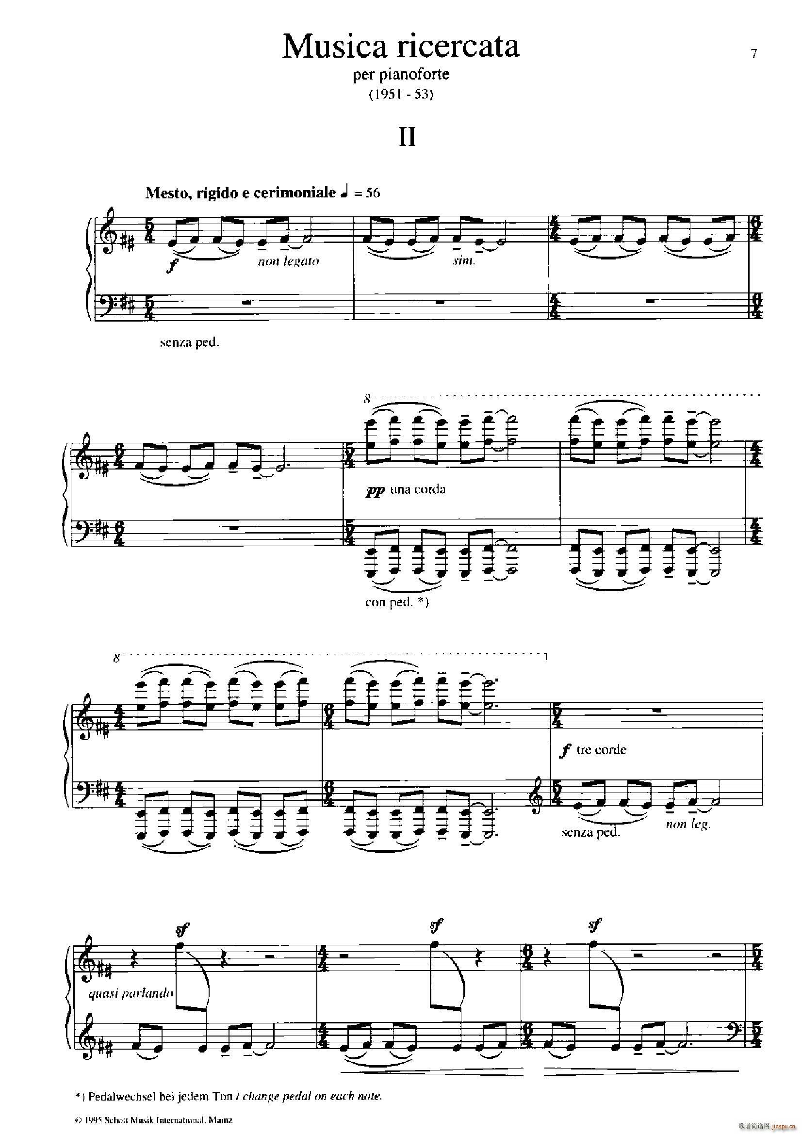 Musica Ricercata (l ) 2(V)1