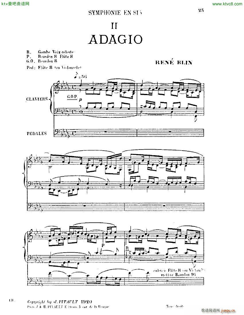 Blin Rene Symphonie mvt 2 solo organ(V)1