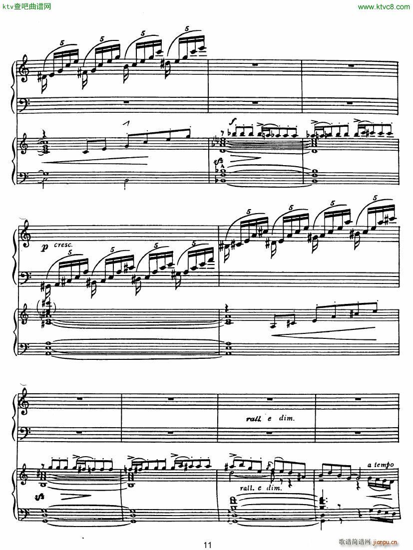 Rhapsody in Blue in Bb major Duet(V)11