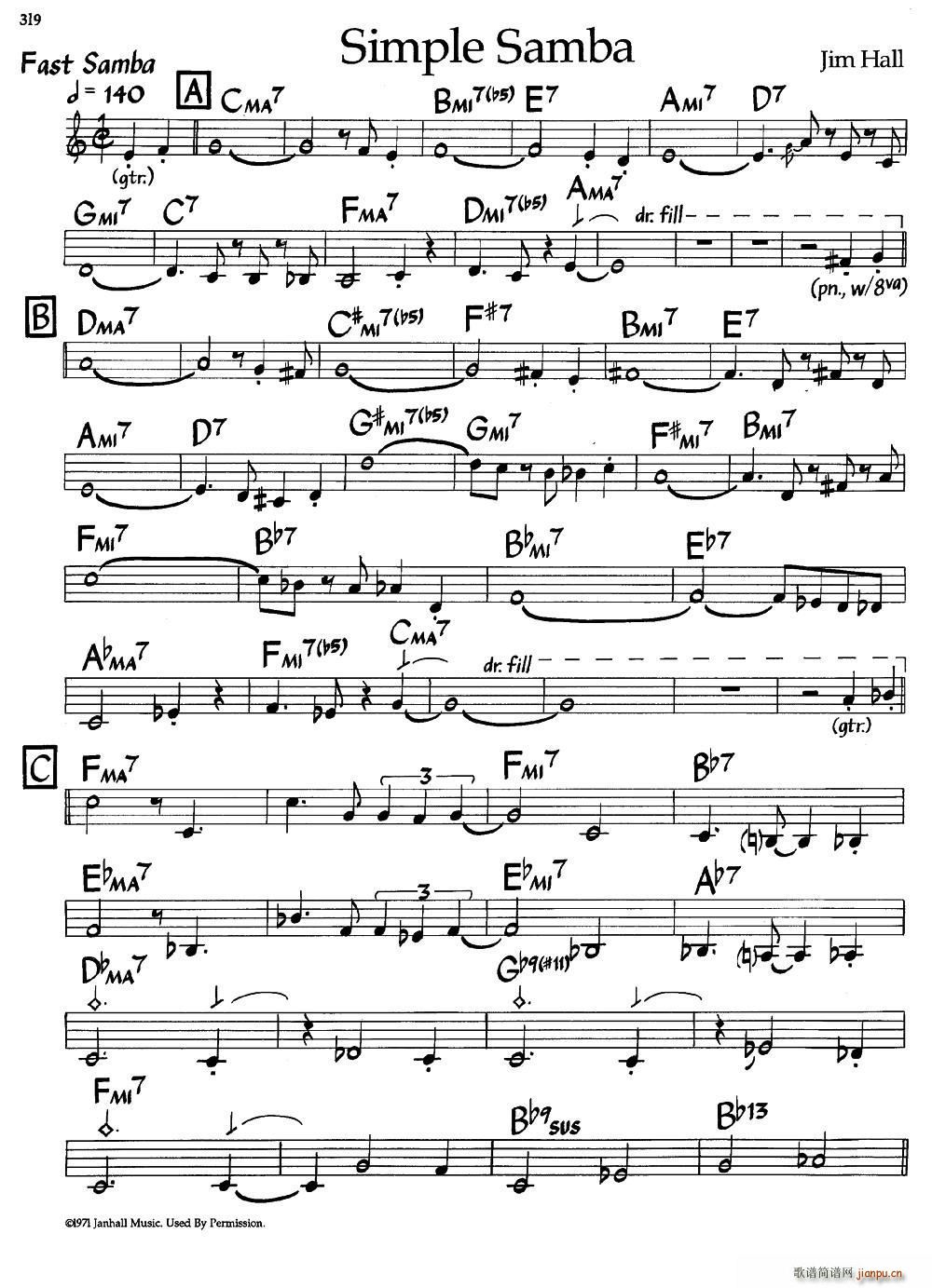 Simple Samba ʿ(V)1