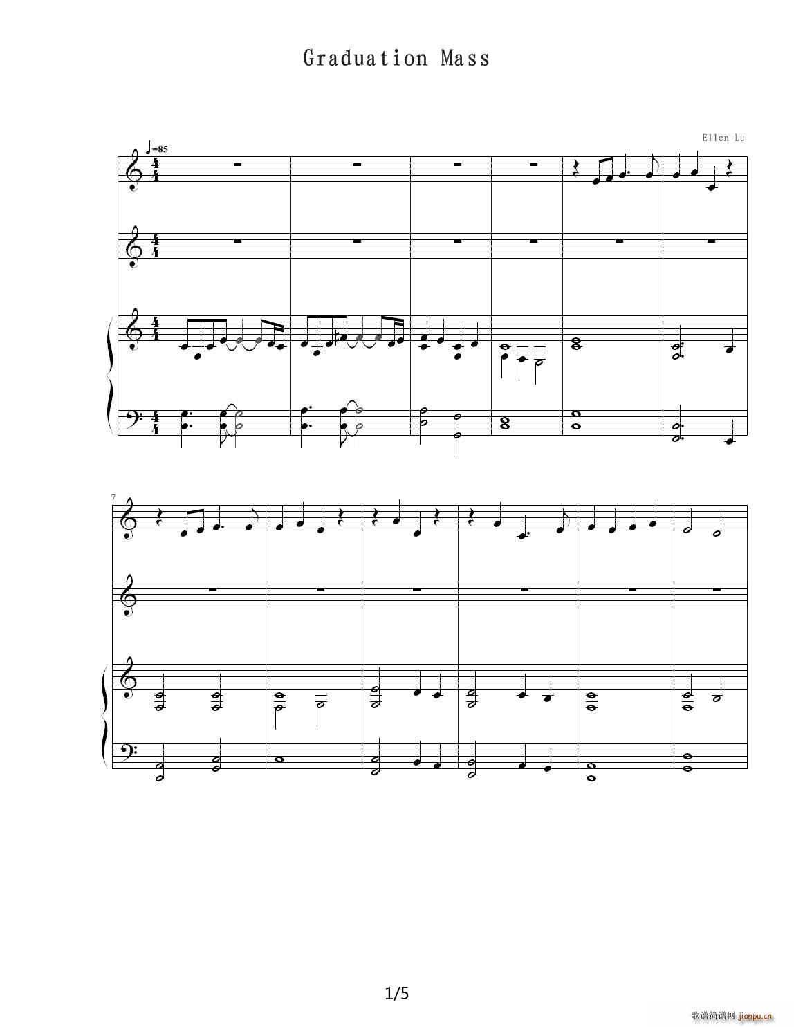 a song for Graduation Mass draft C{(V)1