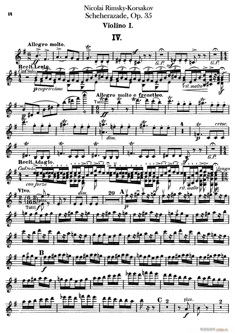 Scheherazade  Op 35 һС(СV)1