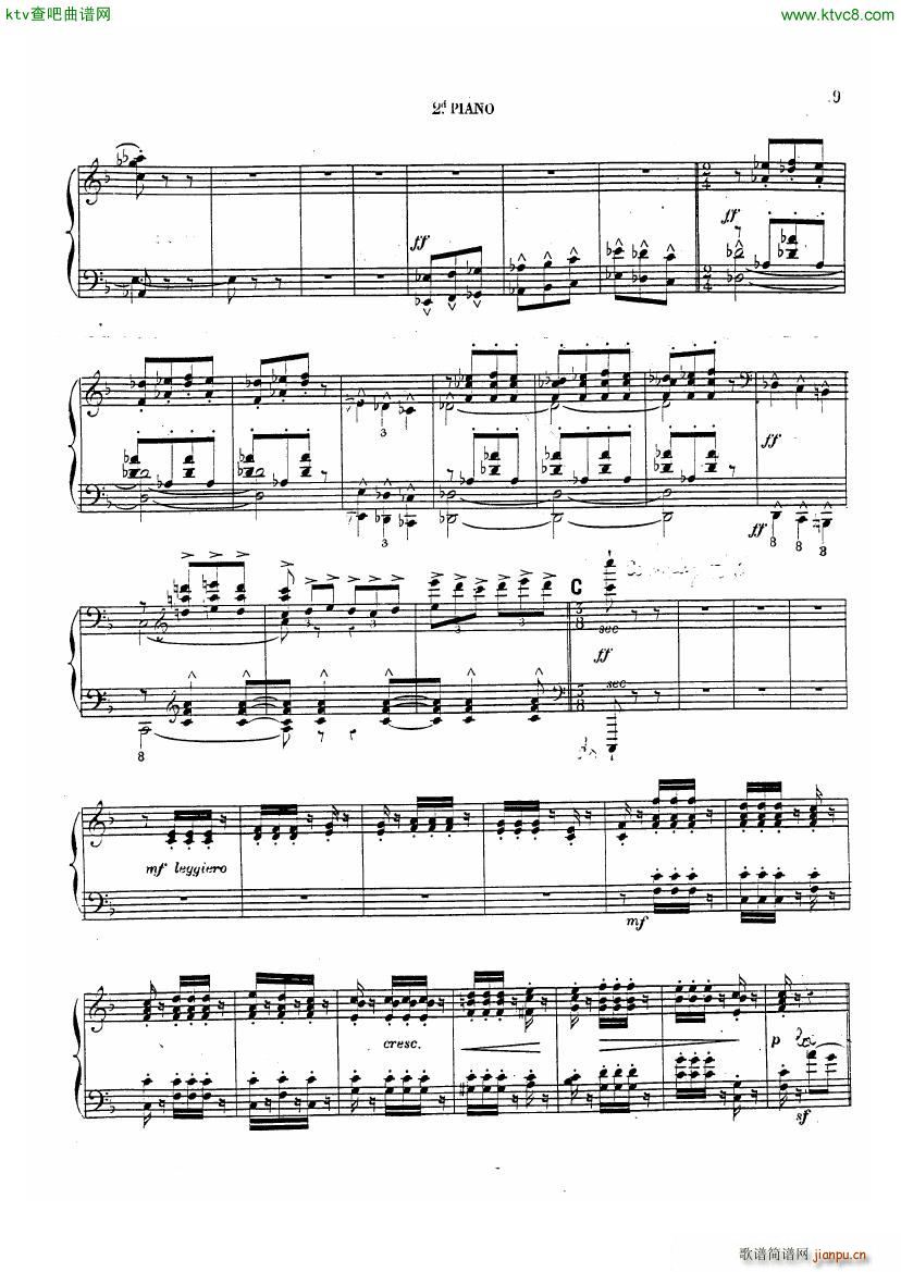 Chabrier Espana for two pianos(V)23