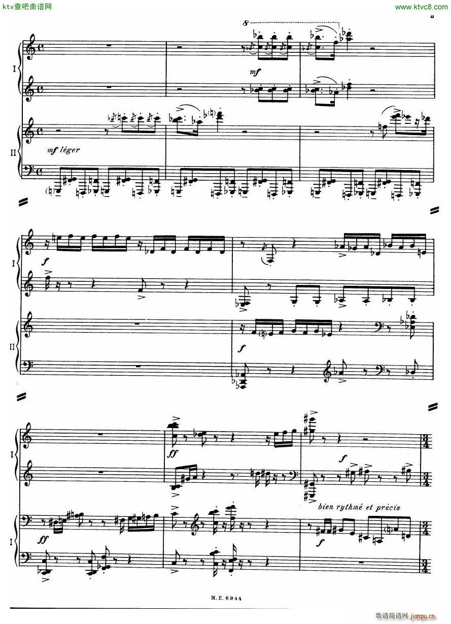 Auric Partita for two pianos(V)5