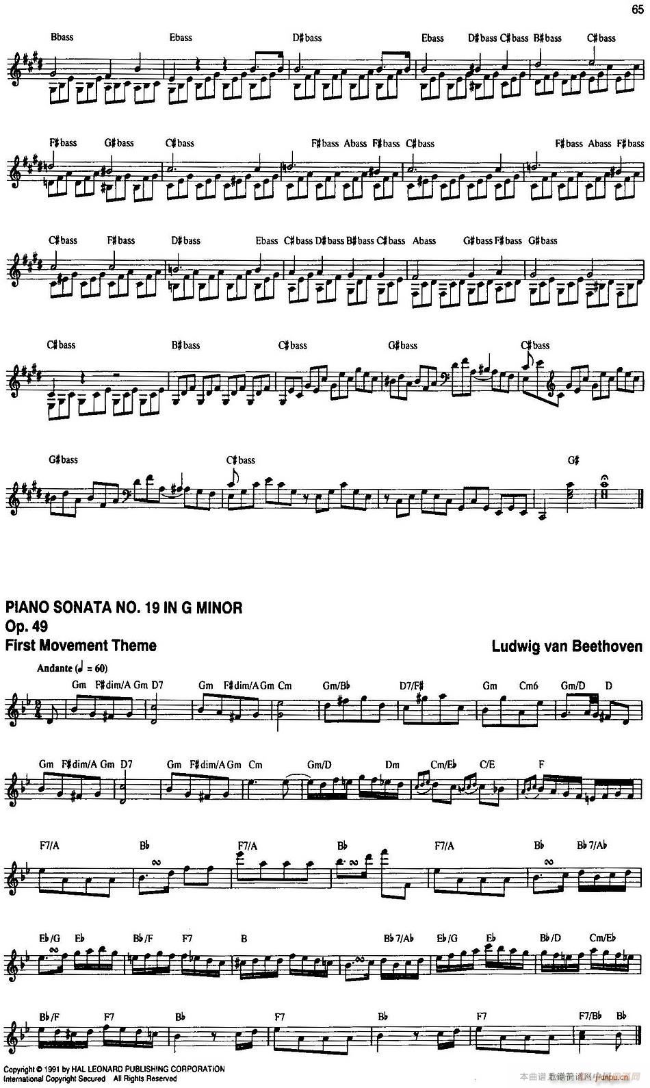 The Real Little Classical Fake Book P61 80(ʮ�ּ�����)5