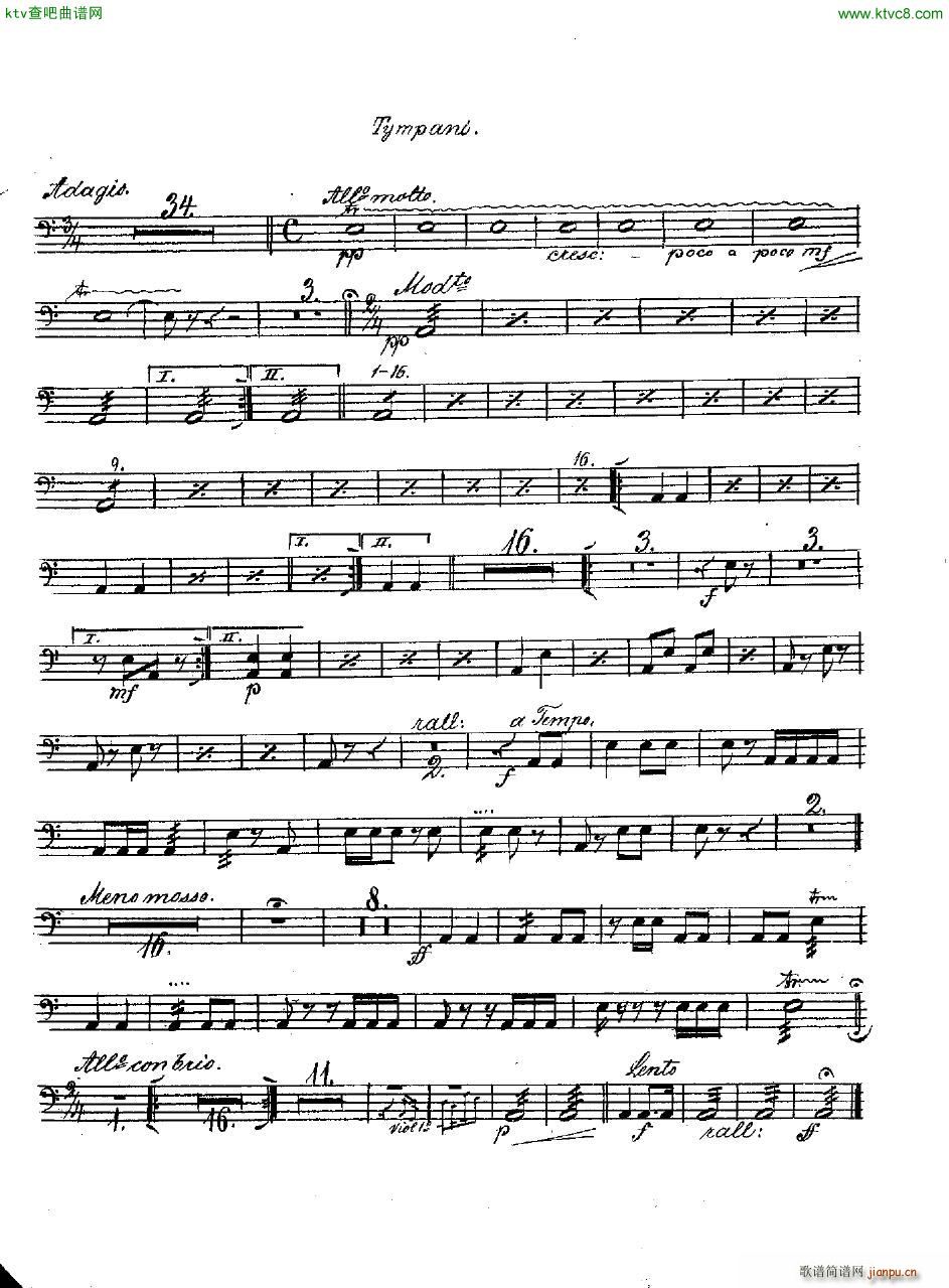 Andersen op 2 Ungarische Fantasie orch parts(V)52