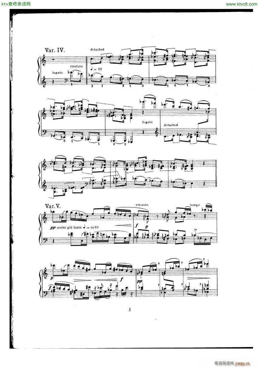 van Dieren Theme Variations(V)3