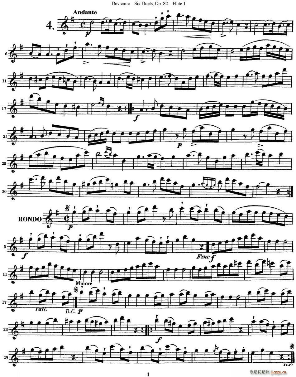 ¾S{(g)L(chng)ѶСOp 82 Flute 1 NO 4(ѺV)1