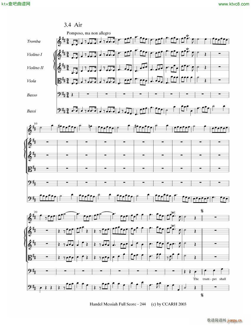 G F Handel Messiah Open Score (V)3