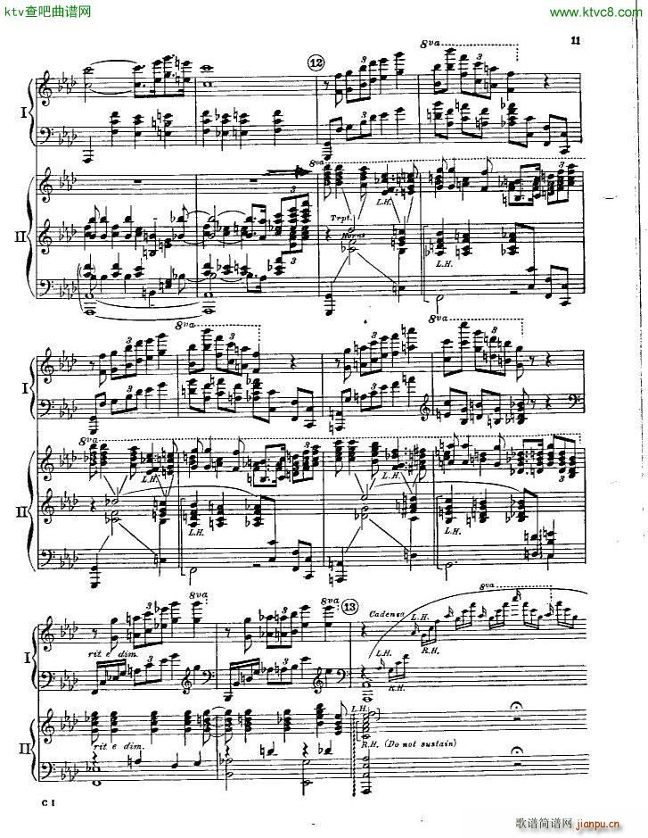 Gershwin Piano Concerto In F (V)9