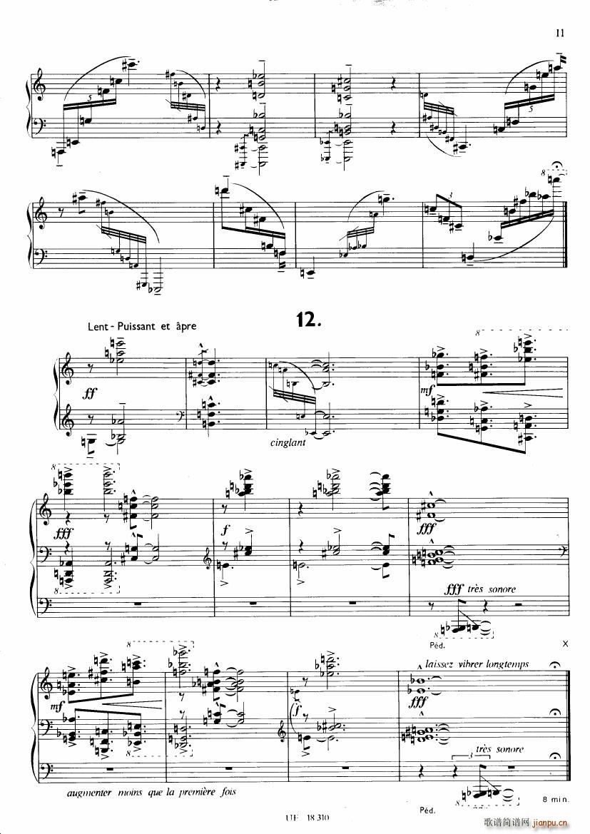 Boulez Douze Notation(V)10