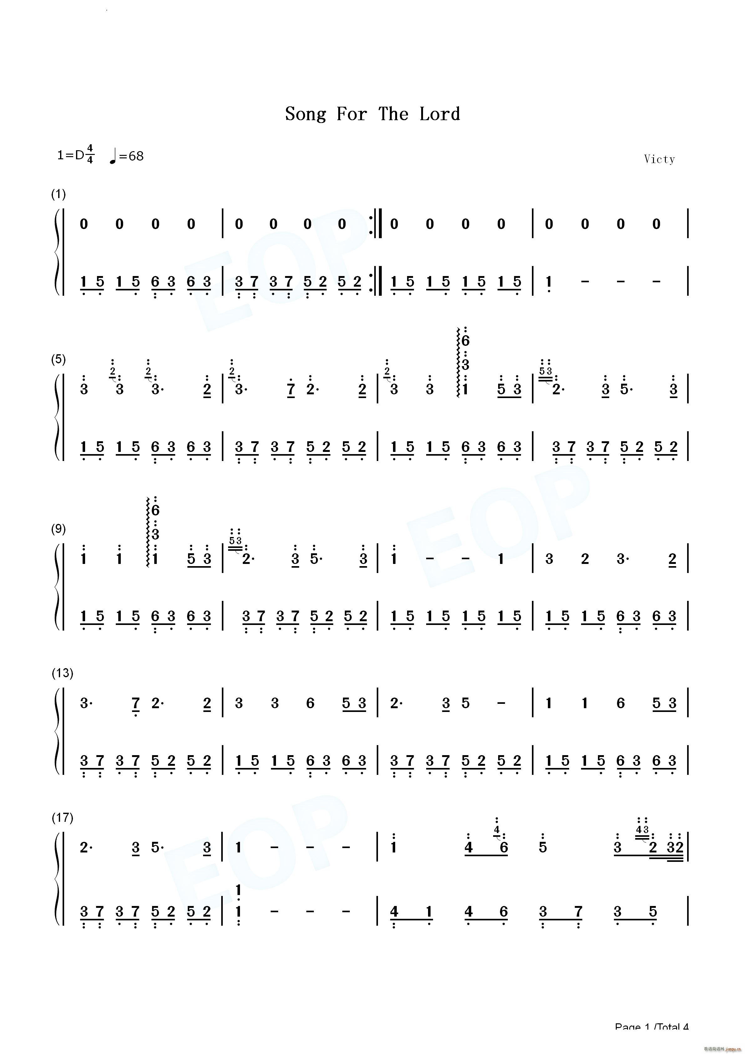 Song For The LordIowµĸ(V)8