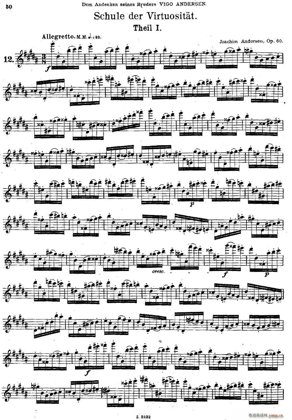 Schule der Virtuosit?t Op 60 12 L(chng)(ѺV)1