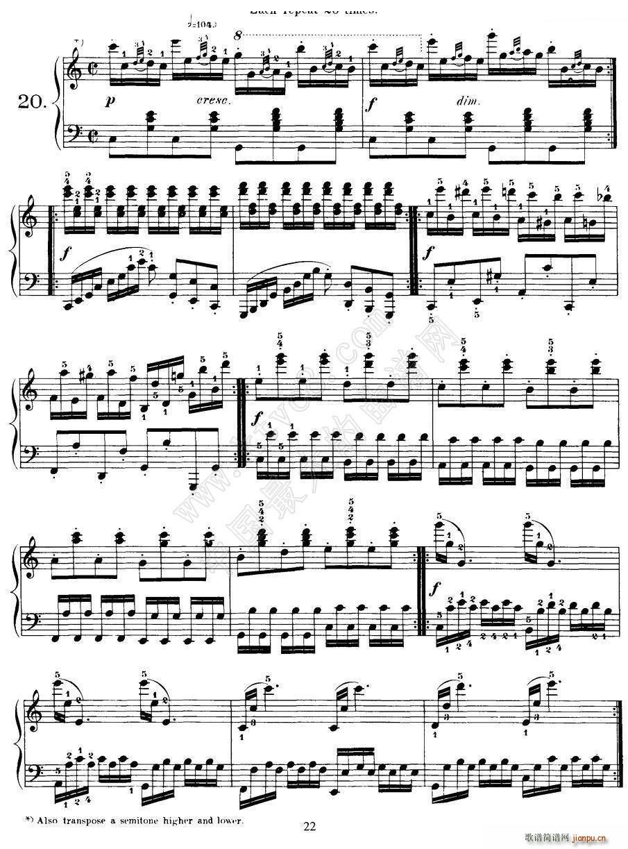 Czerny 40 Daily Exerci Op 337 16 20 40ճӖ(V)5