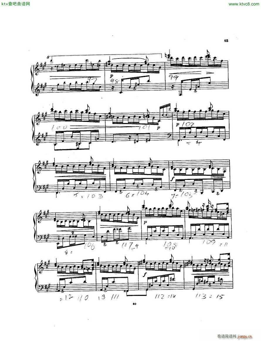Antipov op 1 Trois Etudes(V)14
