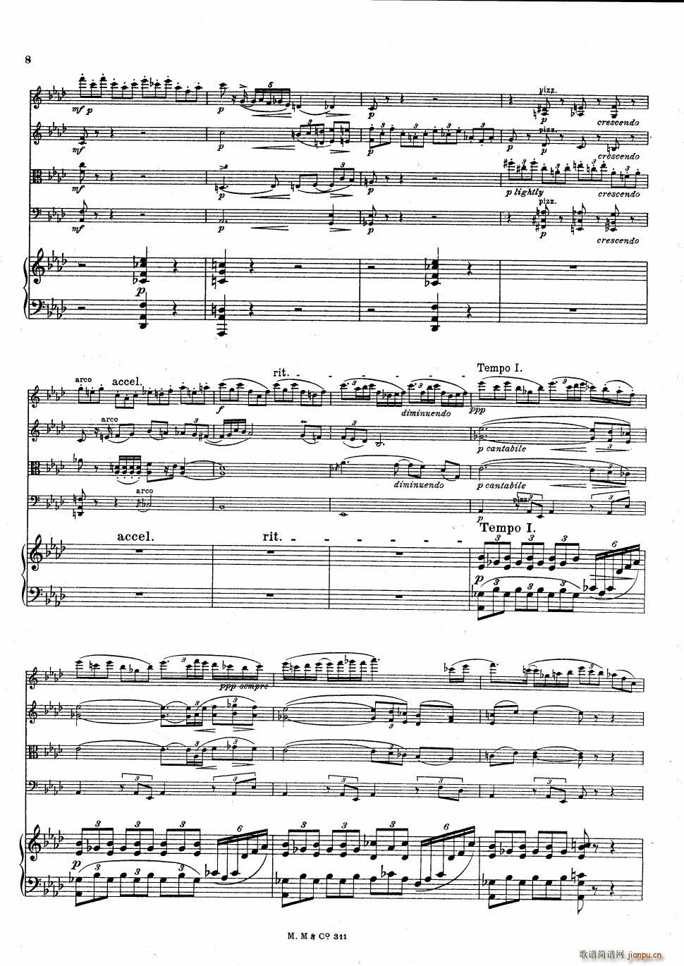 Bax Quintet for Harp and Strings(V)8