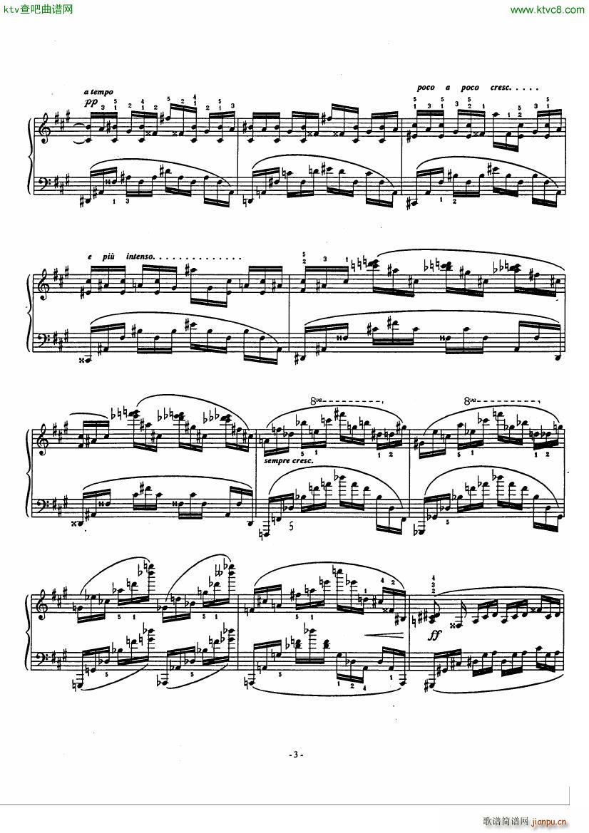 Etude No 10 D aprs Chopin(V)3