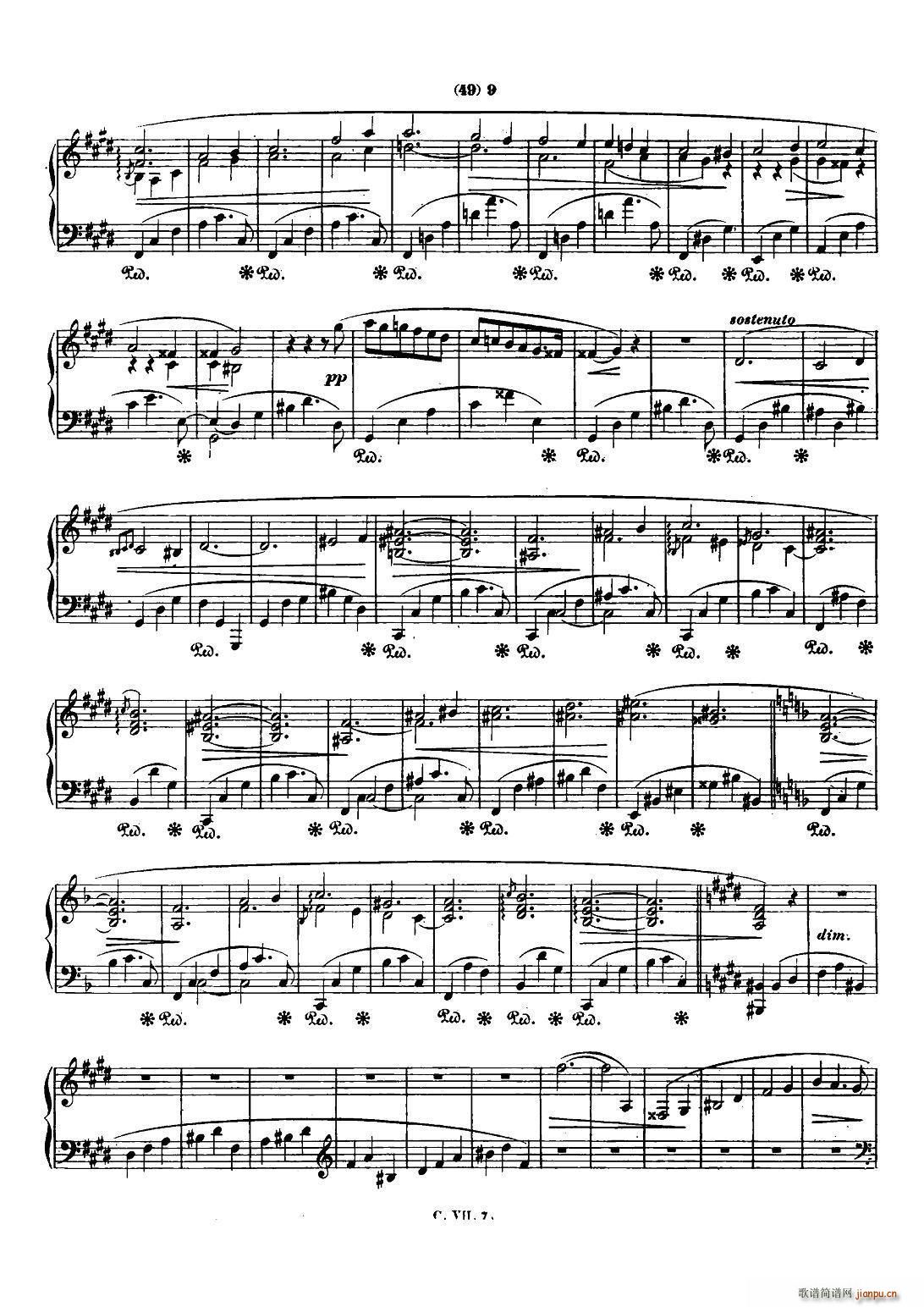 Ф Co Chopin Scherzo No 4 E{ Op 54(V)8