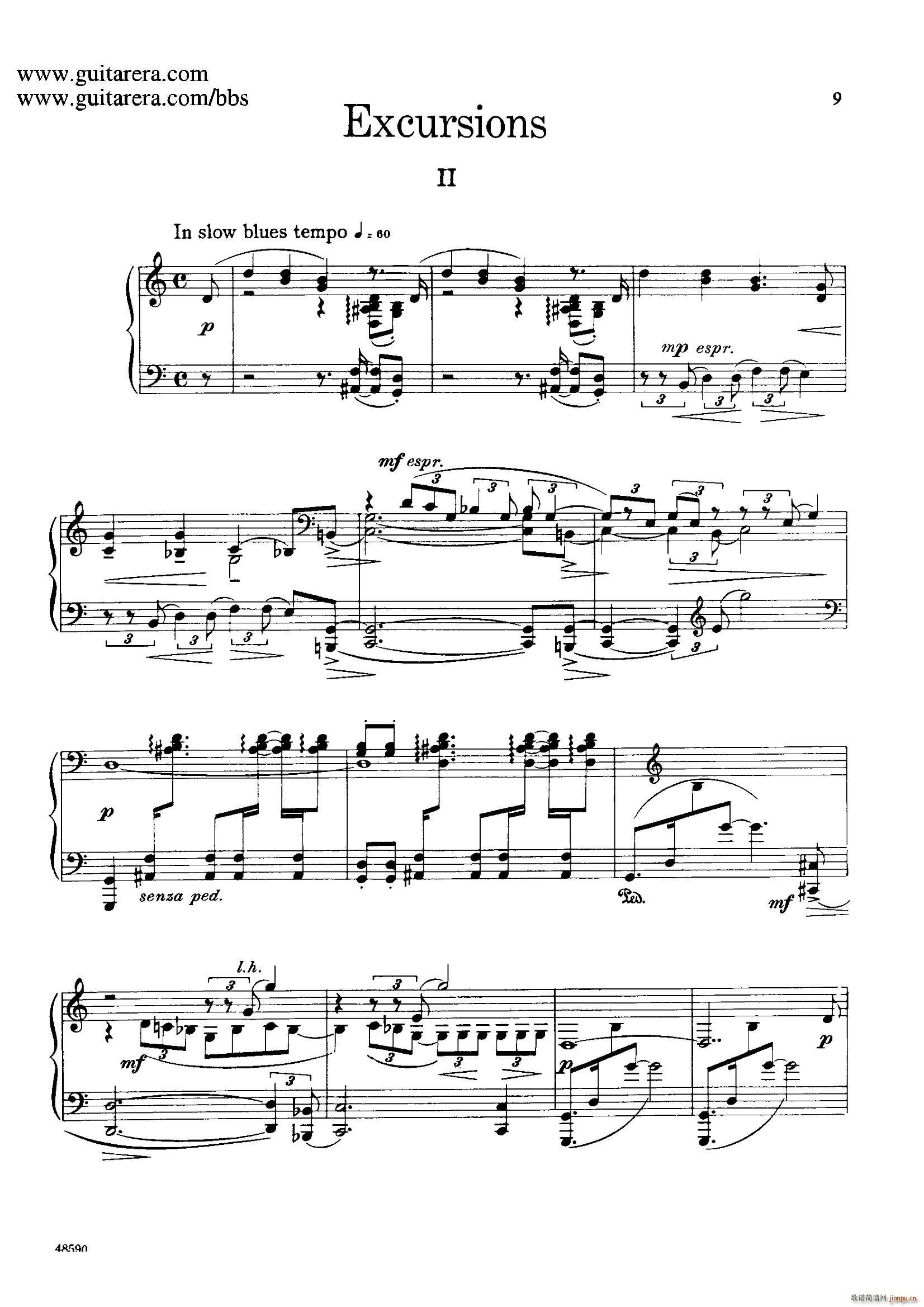 Four Excursions Op 20  2(V)1