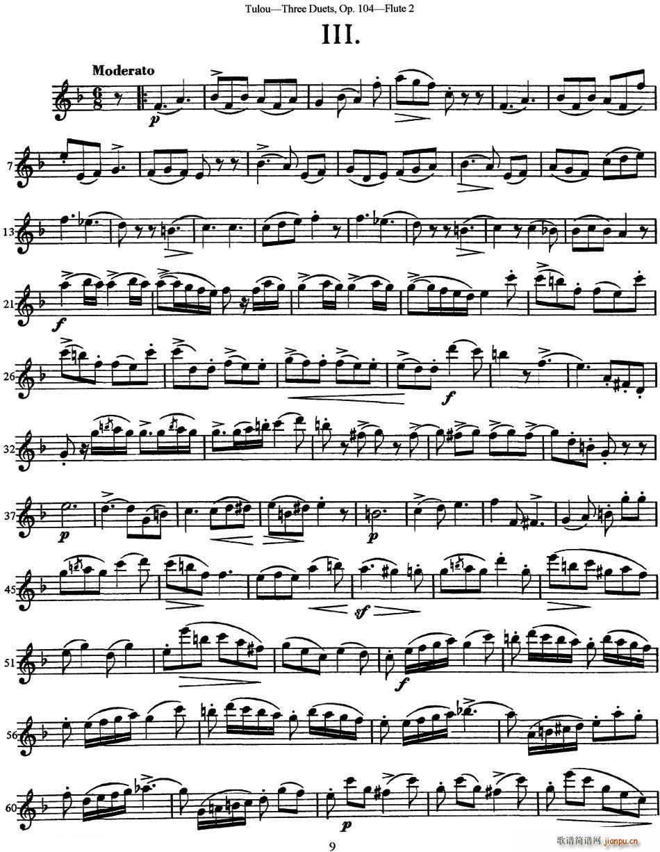 D¶L(chng)Ѻ(jin)Op 104 Flute 2 NO 3(ѺV)1