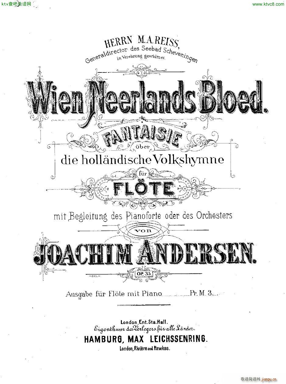 Andersen op 35 Wien Neerlands Bloed fl pno(V)1