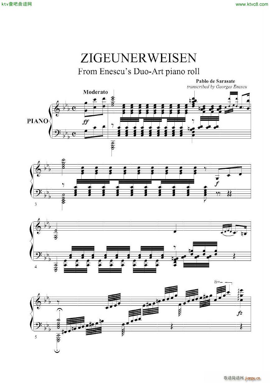 Enesco Sarasate Zigeunerweisen(V)1