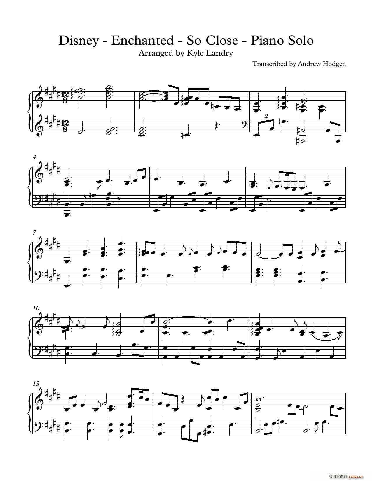 ħ龉 Enchanted OST So Close(V)1