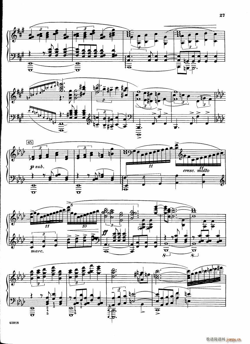 Barber op 28 Souvenirs piano solo(V)1