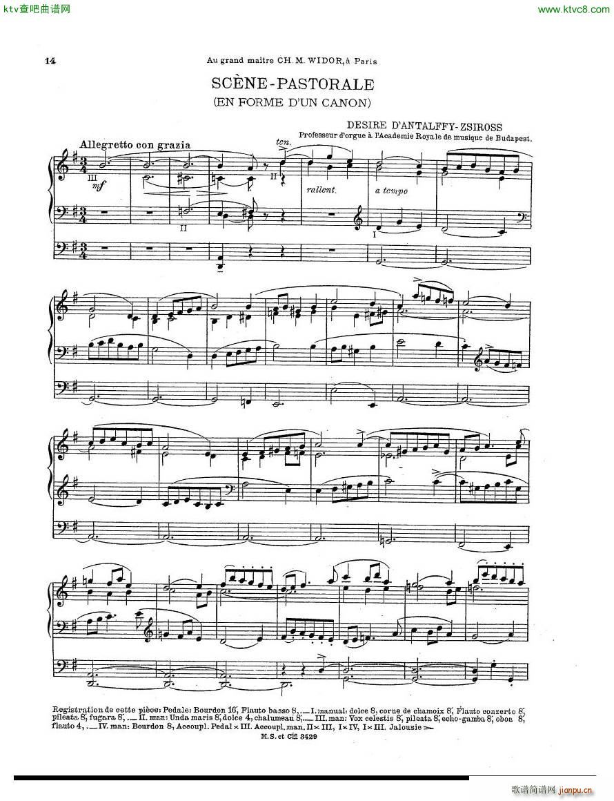 D Antallfy Zsiross Scene Pastorale organ(V)1