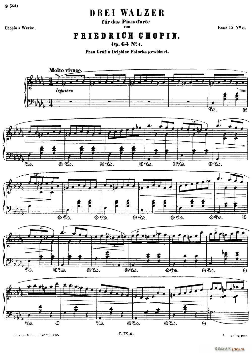Minute Op64 No1 D{ С AOp 64 1(V)1