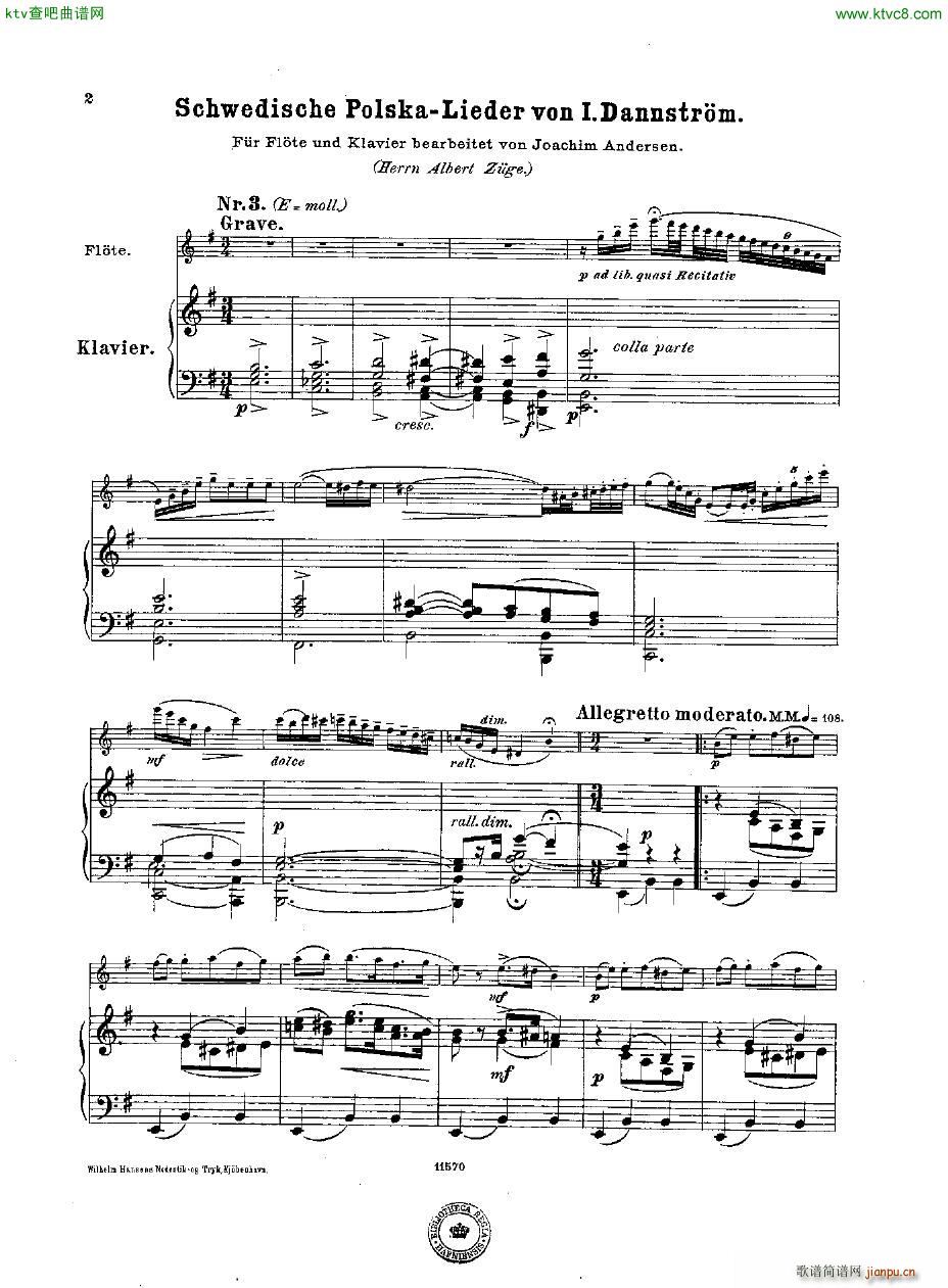 Andersen op 50 Schwedische Polska Lieder(V)13