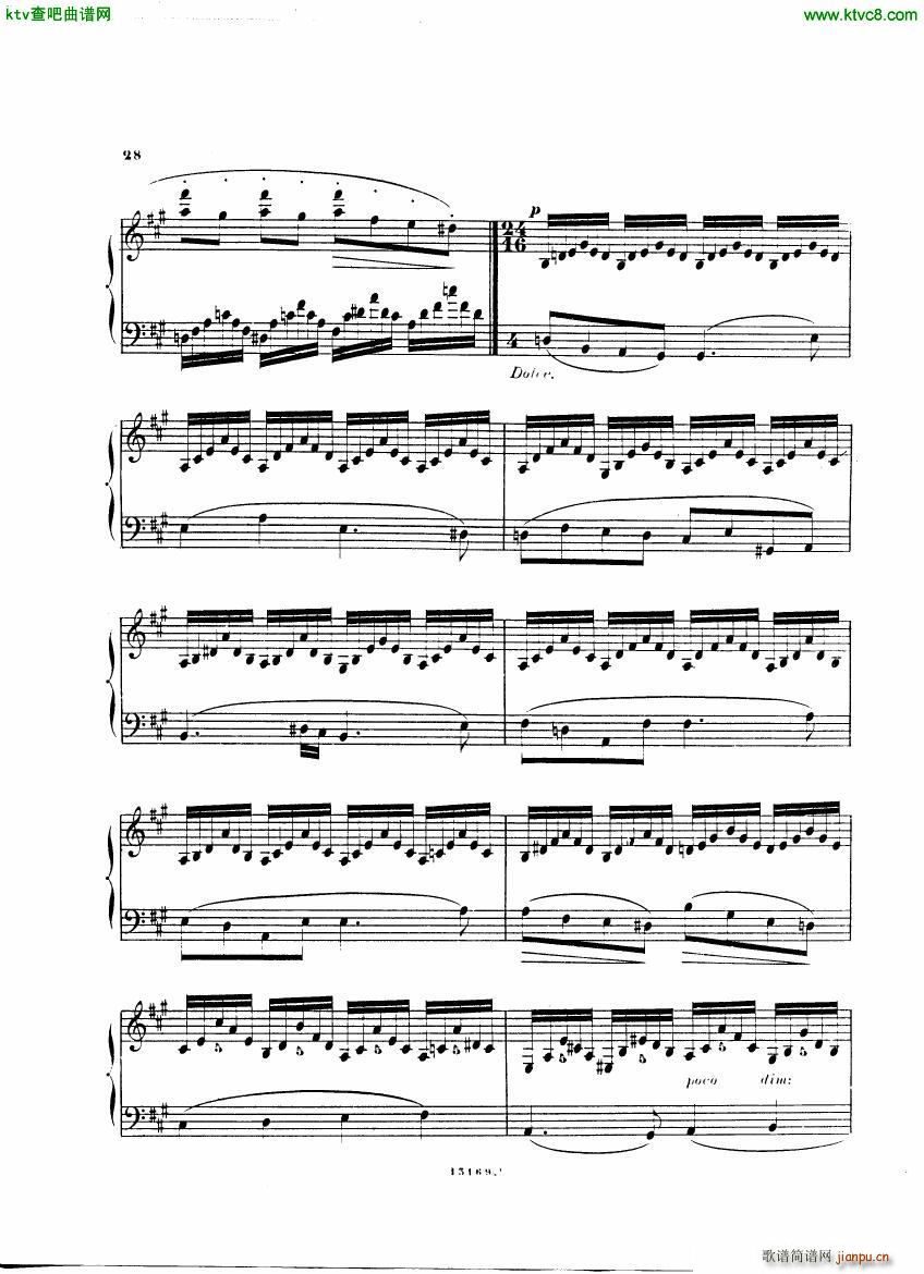 Alkan op 38 Trente Chants(V)28