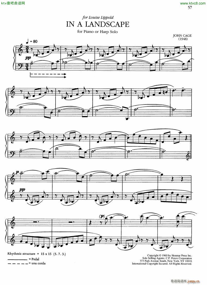 John Cage Piano works 1938 1948 (V)16