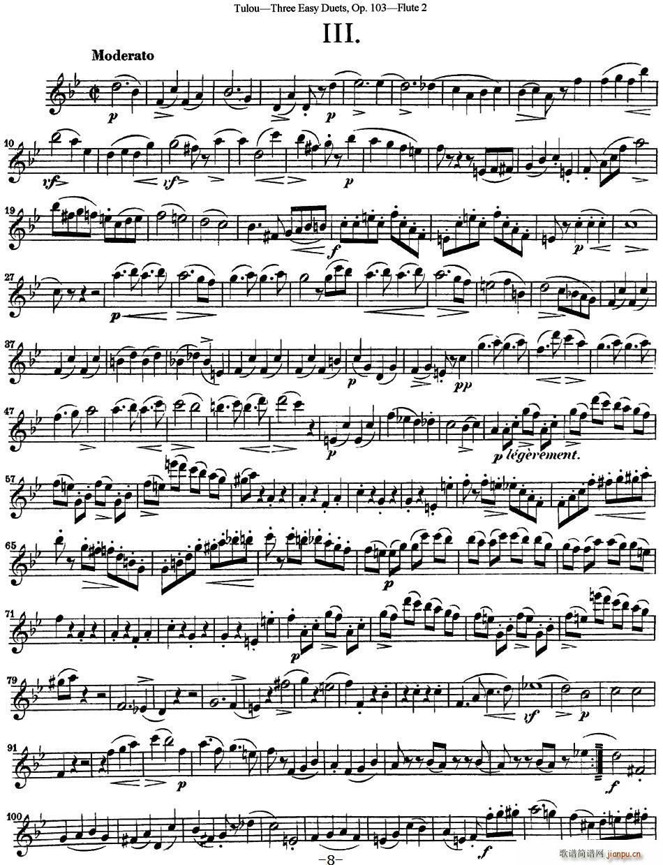 D¶L(chng)Ѻ(jin)Op 103 Flute 2 NO 3(ѺV)1