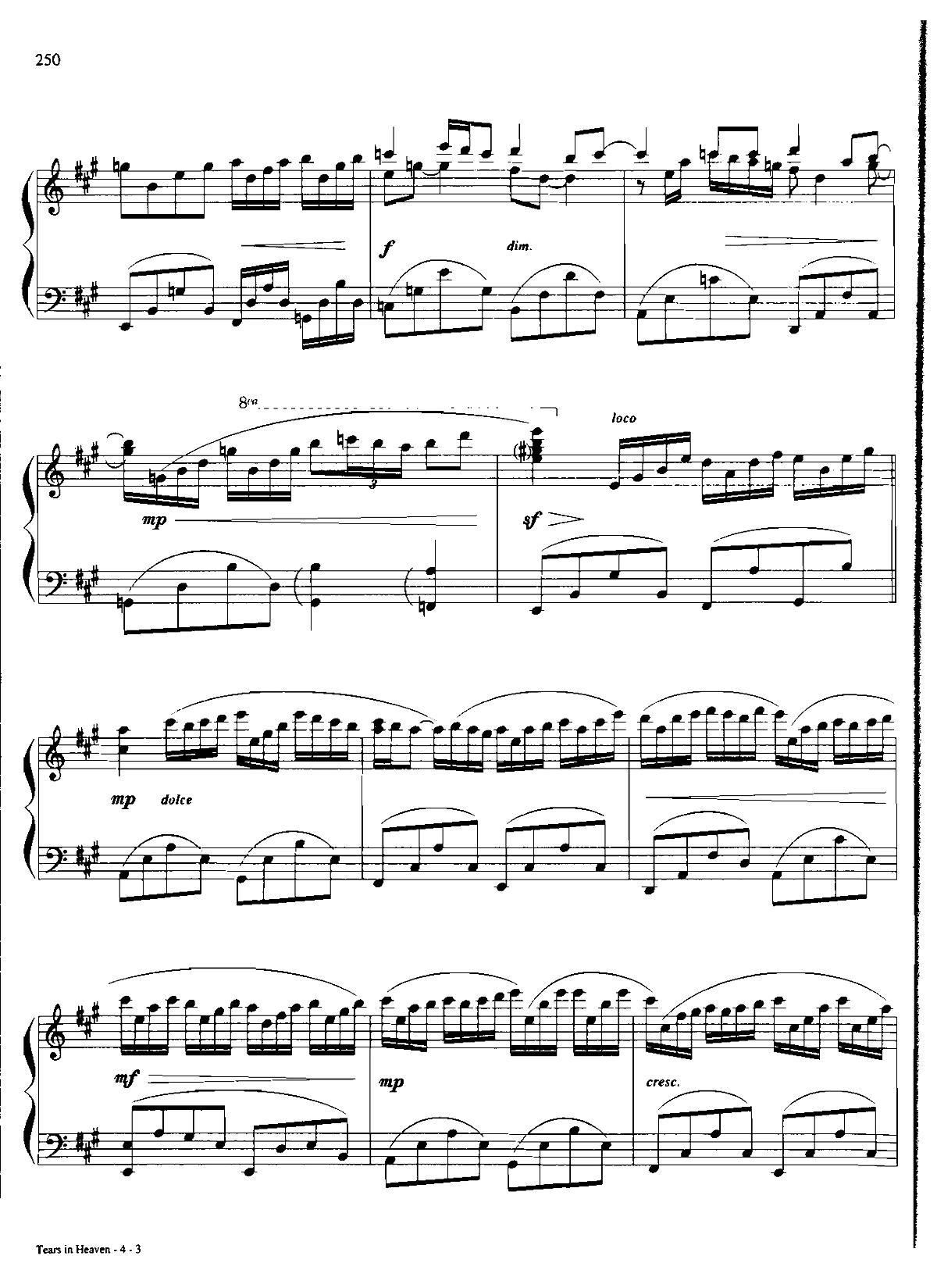 TEARS IN HEAVEN Dan Coates { (V)3
