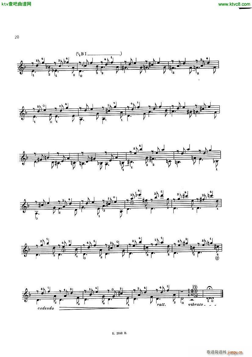 Mauro Giuliani 6 Preludi op 83(V)19