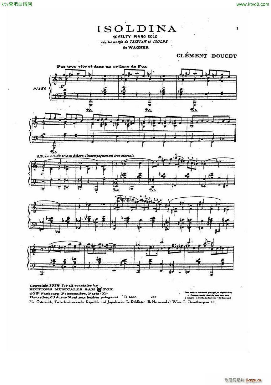 Doucet Wagner Isodina(V)1