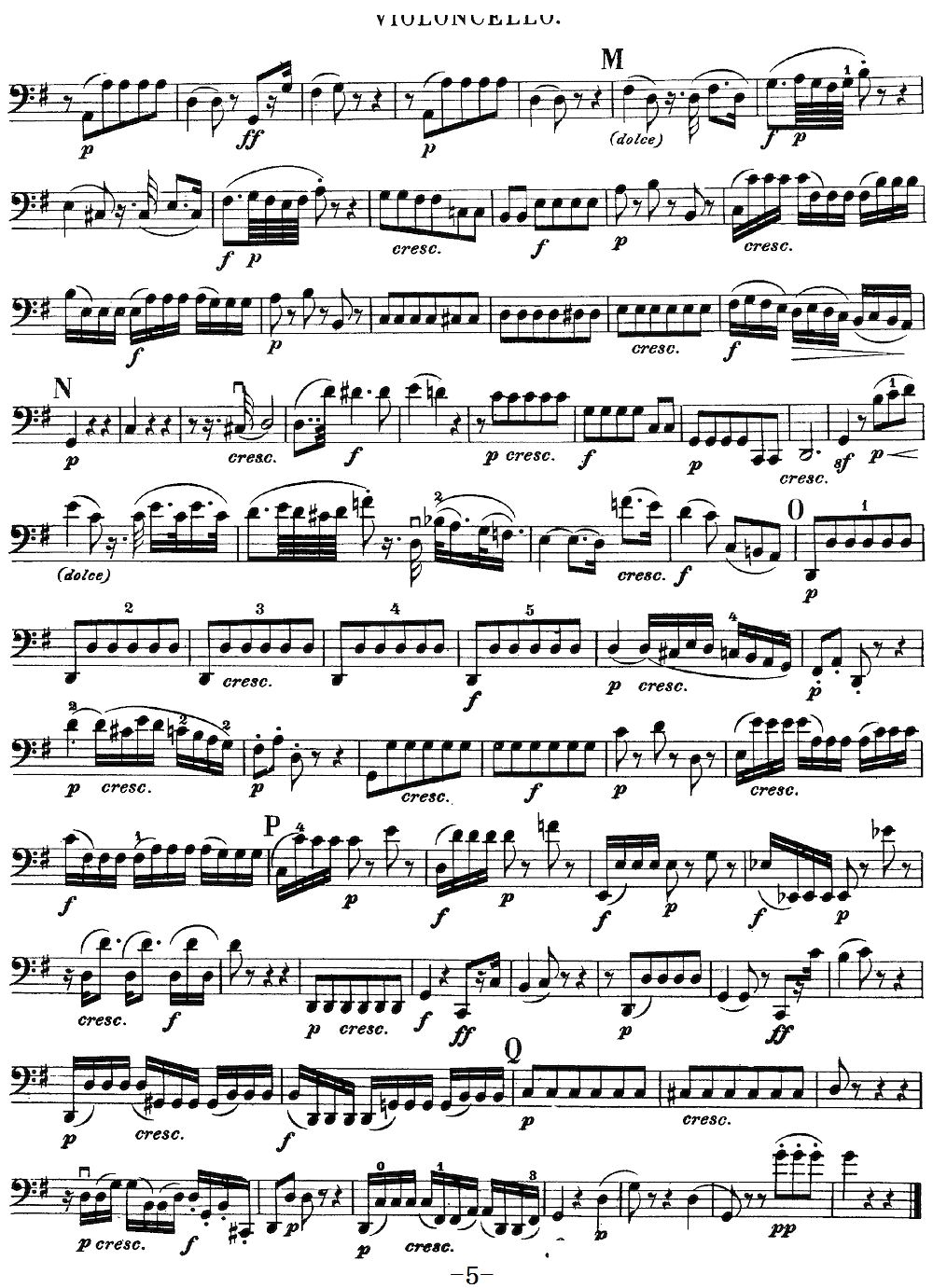 Mozart Quartet No 20 in D Major K 499 Cello(ʮּ)5