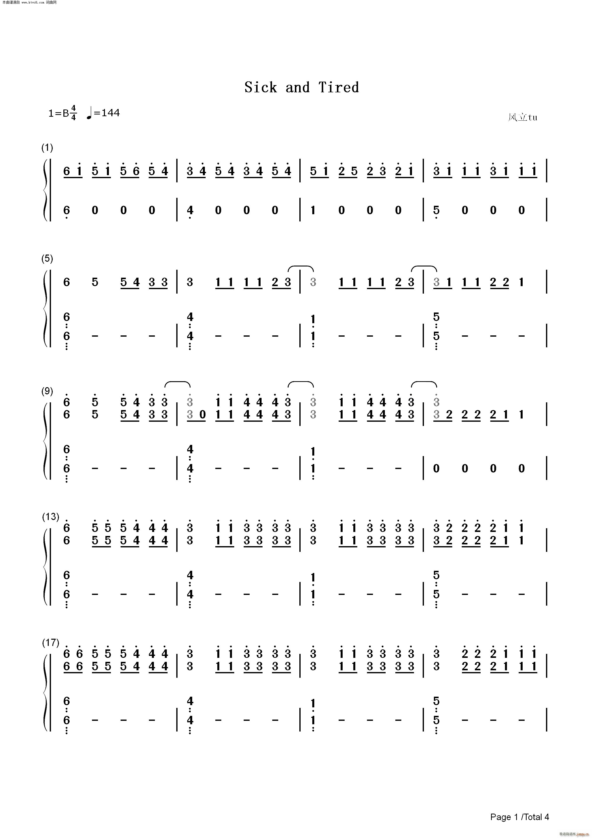 Sick and Tired(ʮ�ּ�����)6