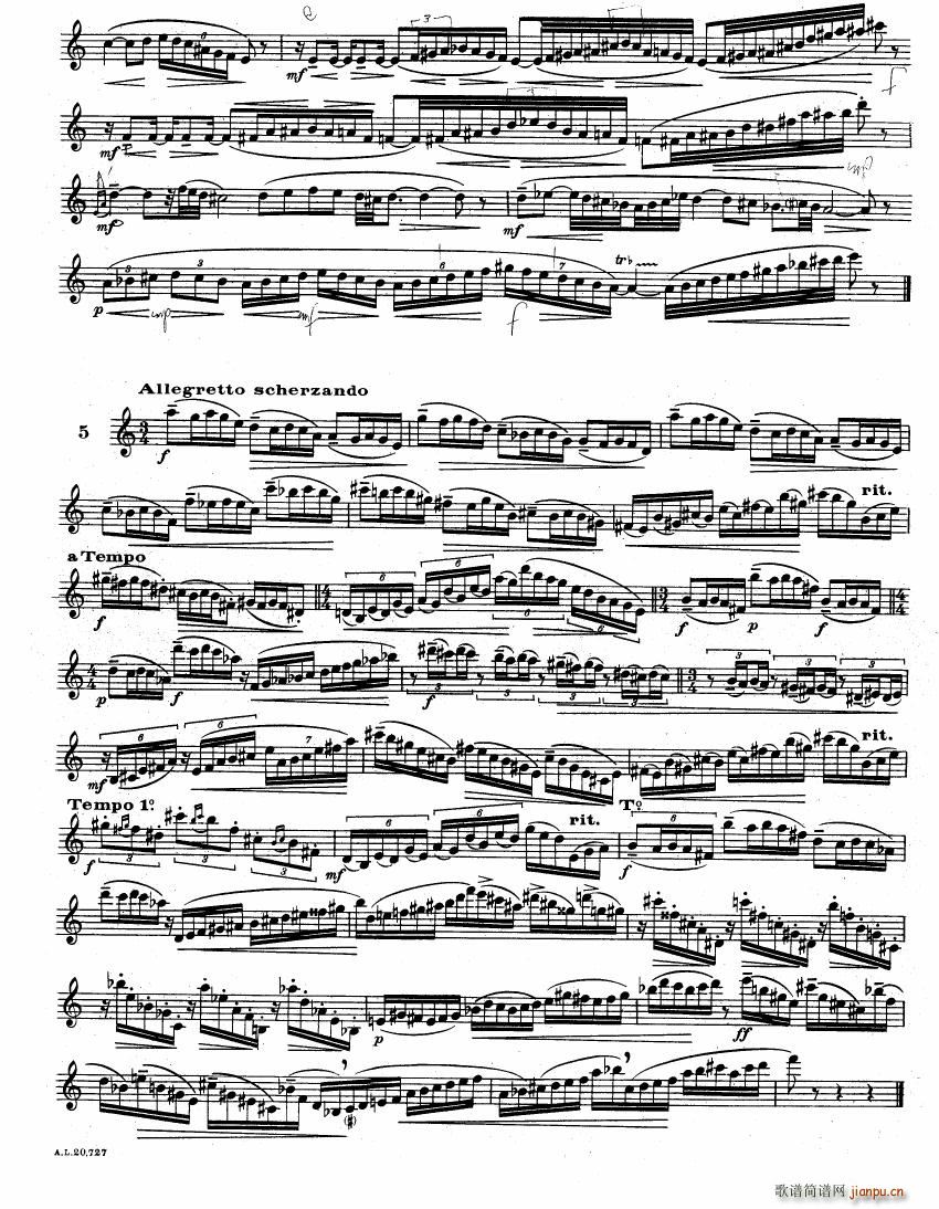 E Bozza 18 tudes Pour Hautbois(V)5