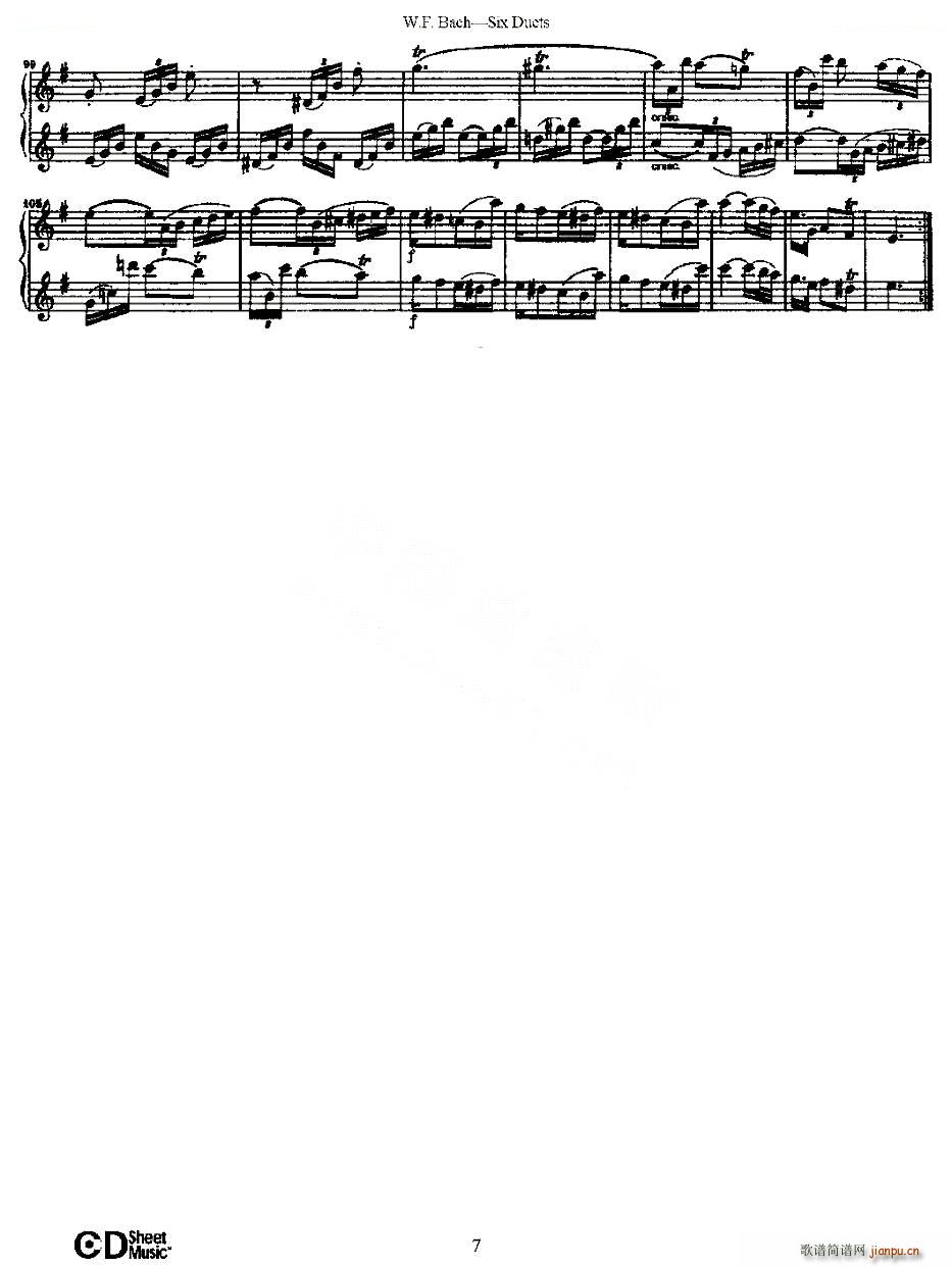 Six Duets ֮һ ׶ྚ ~(V)7