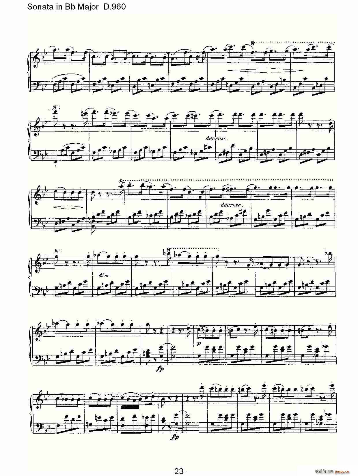 Sonata in Bb Major D.960(ʮּ)23